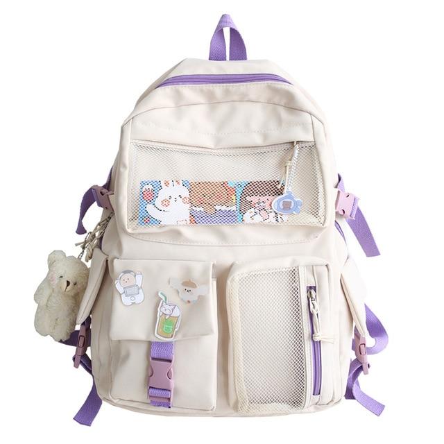 Nylon Study Besties Backpack-Kawaii Dream
