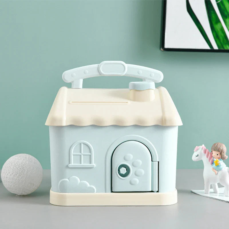 Pastel Cloud House Piggy Bank-Kawaii Dream
