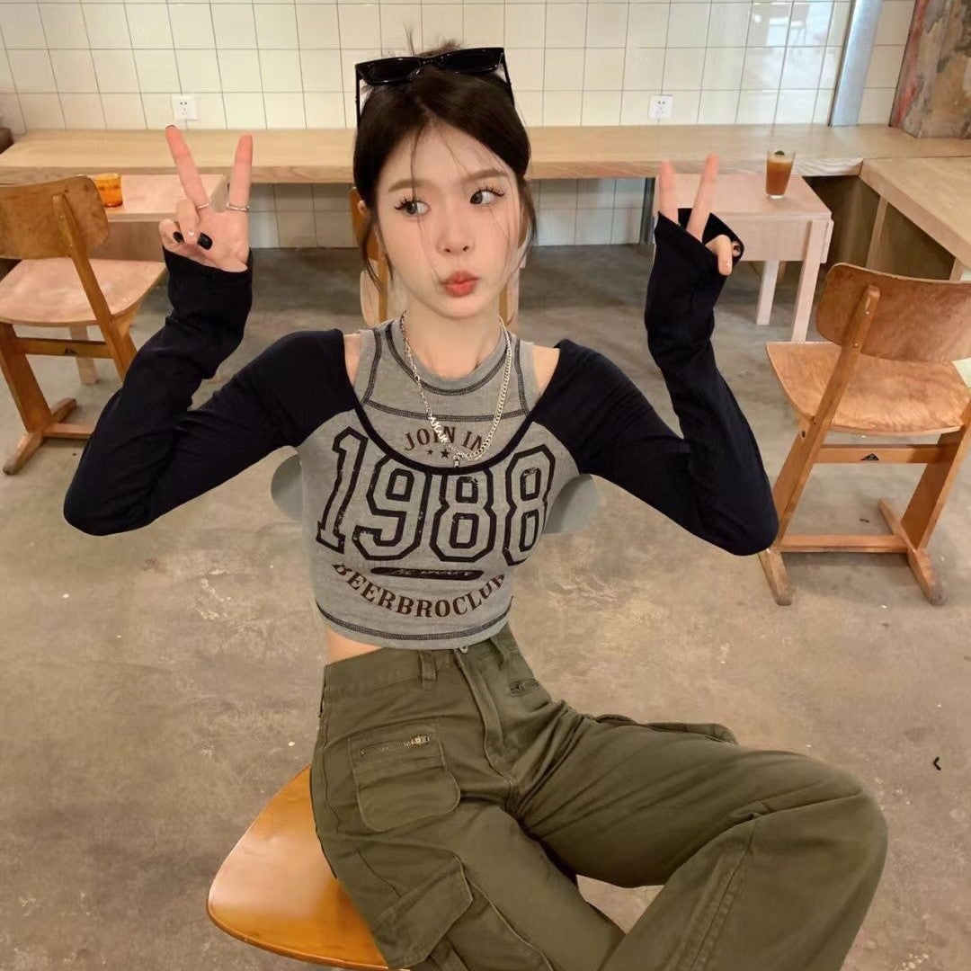 Retro 1988 Off The Shoulder Top-Kawaii Dream
