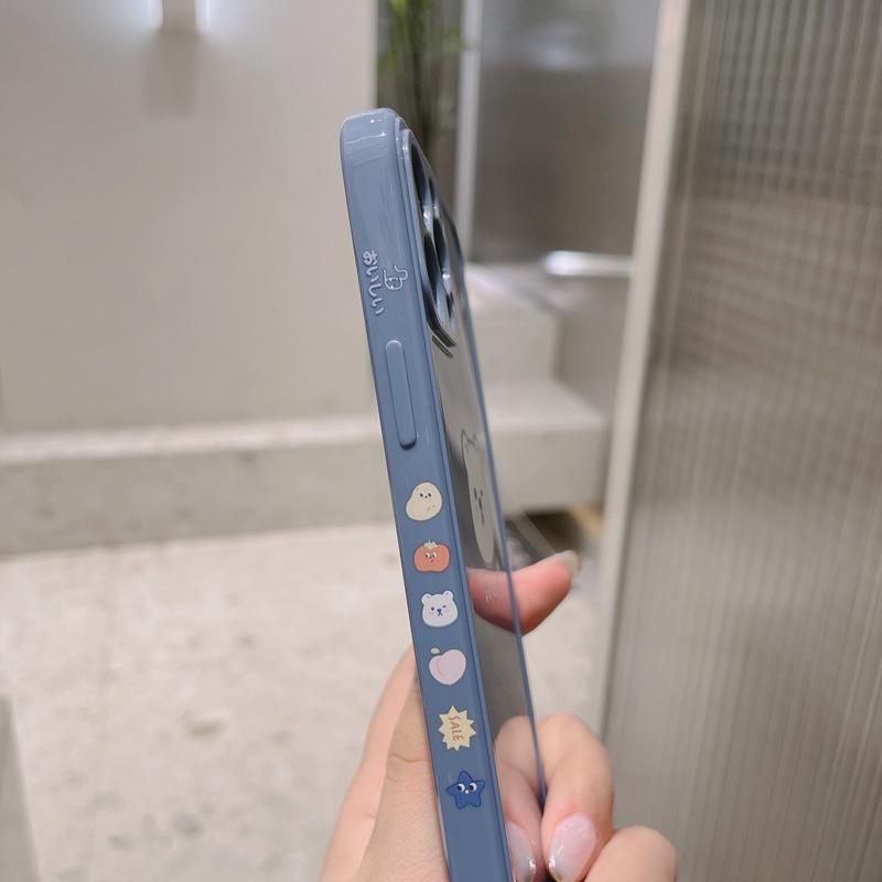 Retro Kawaii Lucky White Bear iPhone Case-Kawaii Dream