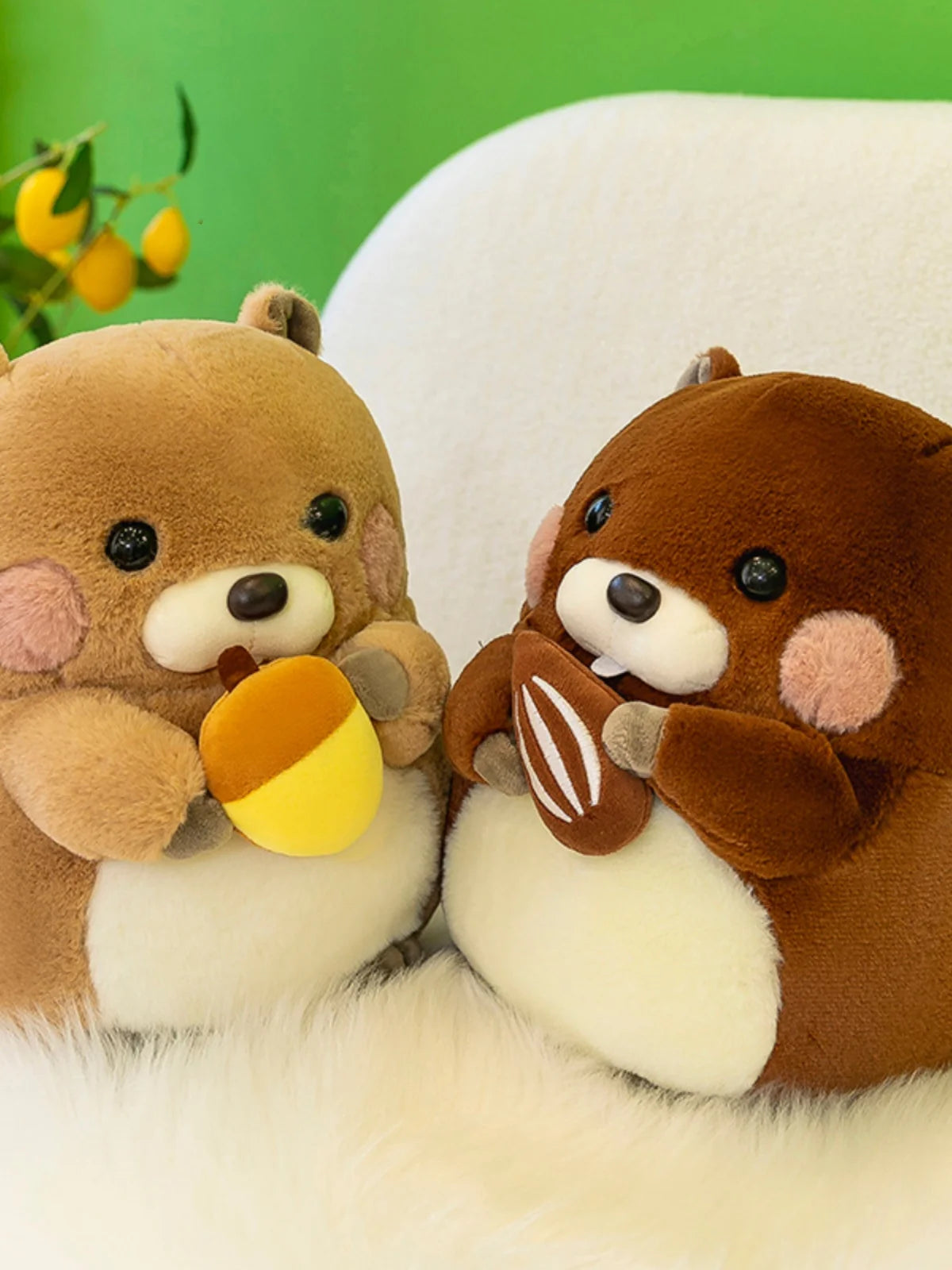 Chubby Hamster Squirrel Stuffed Plushie