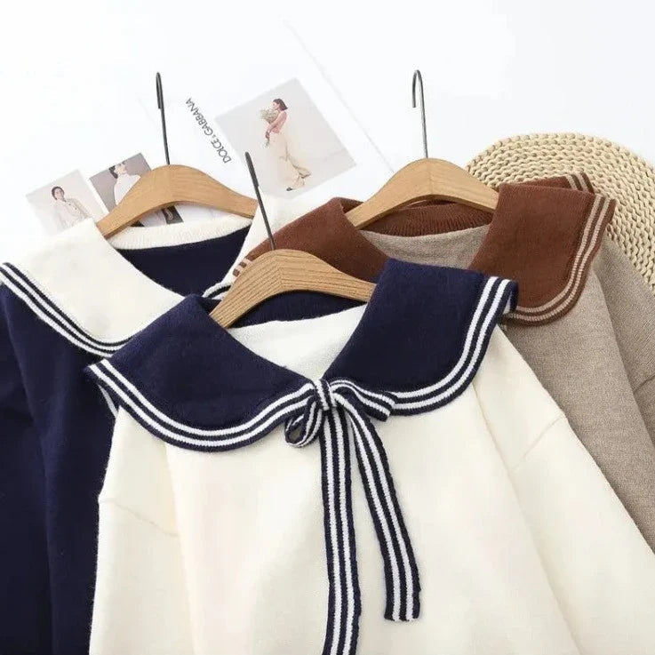 Sailor Moon Inspired Collar Long Sleeve Cardigan-Kawaii Dream