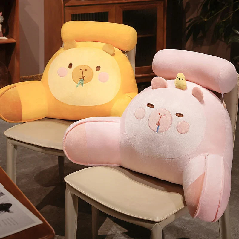 Sleepy Capybara Resting Cushion Pillow-Kawaii Dream