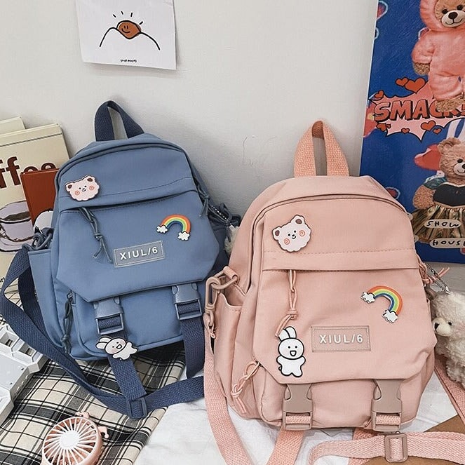 Small Cute Bear Friend Backpack & Sidebag-Kawaii Dream
