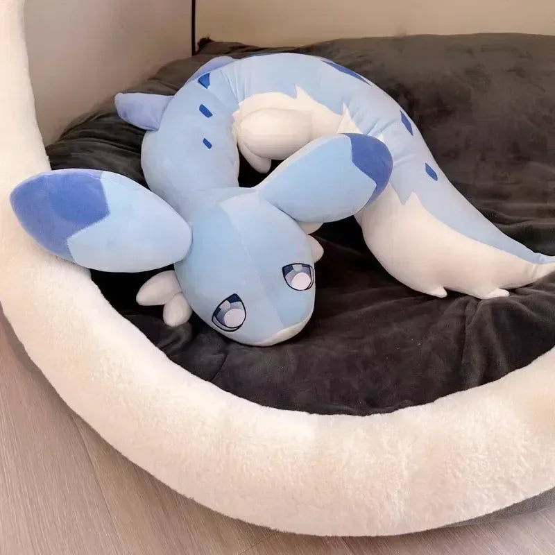 Sofi the Long Kawaii Baby Blue Hybrid Dragon Plushie-Kawaii Dream