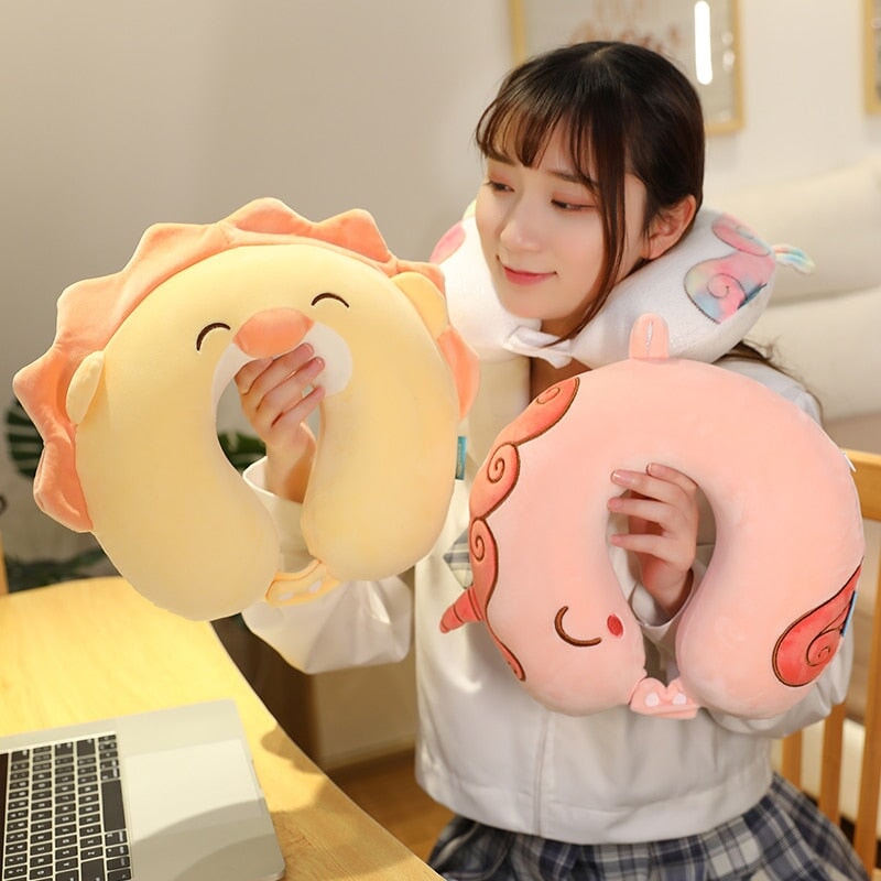 Stuffed Animal Memory Foam U-Shaped Neck Pillow 2023 Collection V2-Kawaii Dream