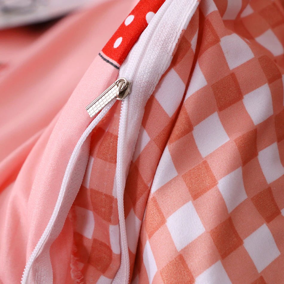 Sweet Strawberry Print Bedding Set-Kawaii Dream