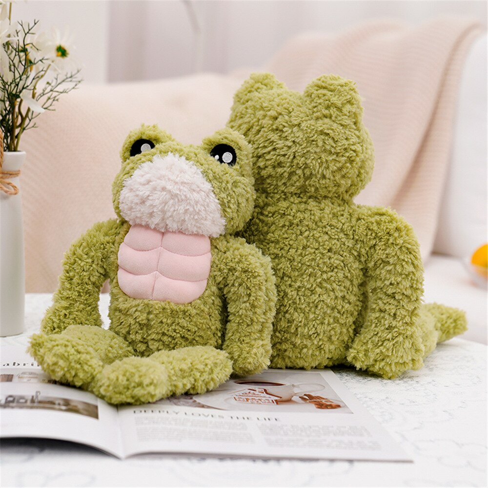 The Dench Muscle Frog Plushie-Kawaii Dream