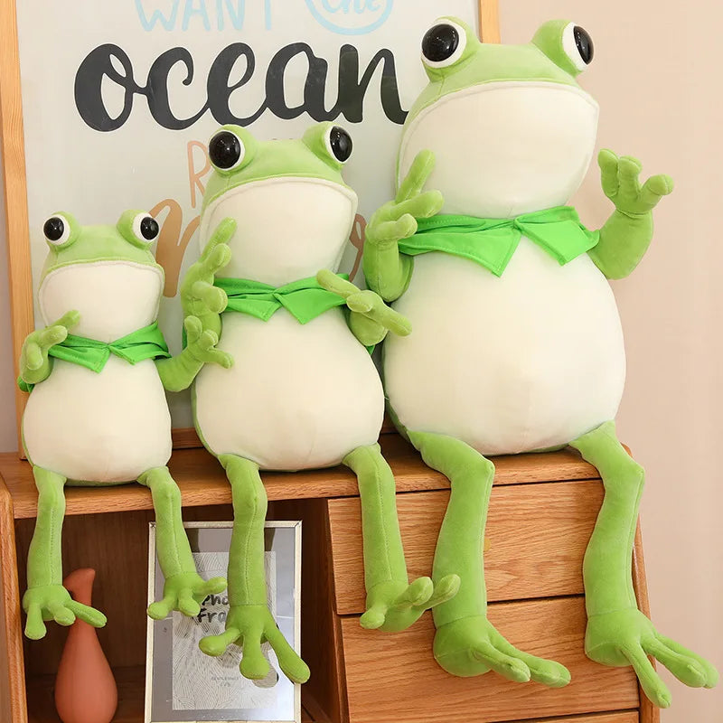 Tito the Funny Green Frog Plush with Hat-Kawaii Dream