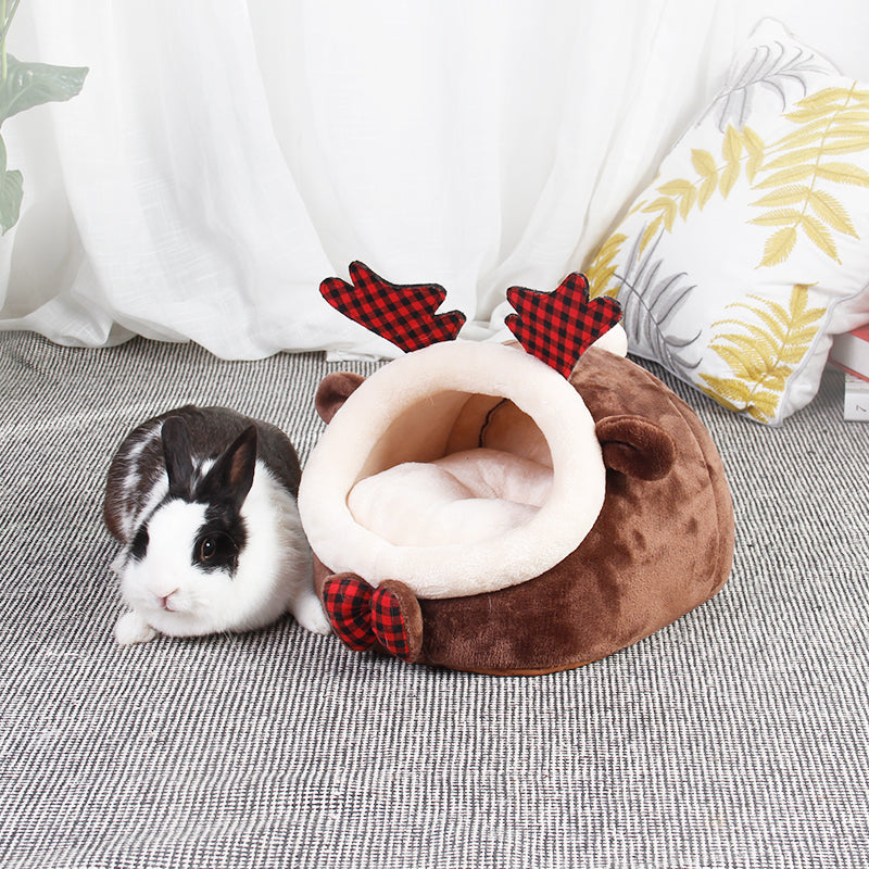 Warm Hamster Guinea Pig Bunny Mini Reindeer Koala Beds Hideout Caves-Kawaii Dream