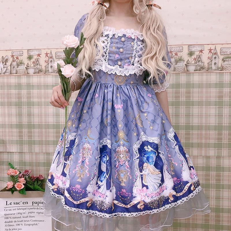 lolita dresses Pink Wedding Lolita Dress, Plus Size Friendly