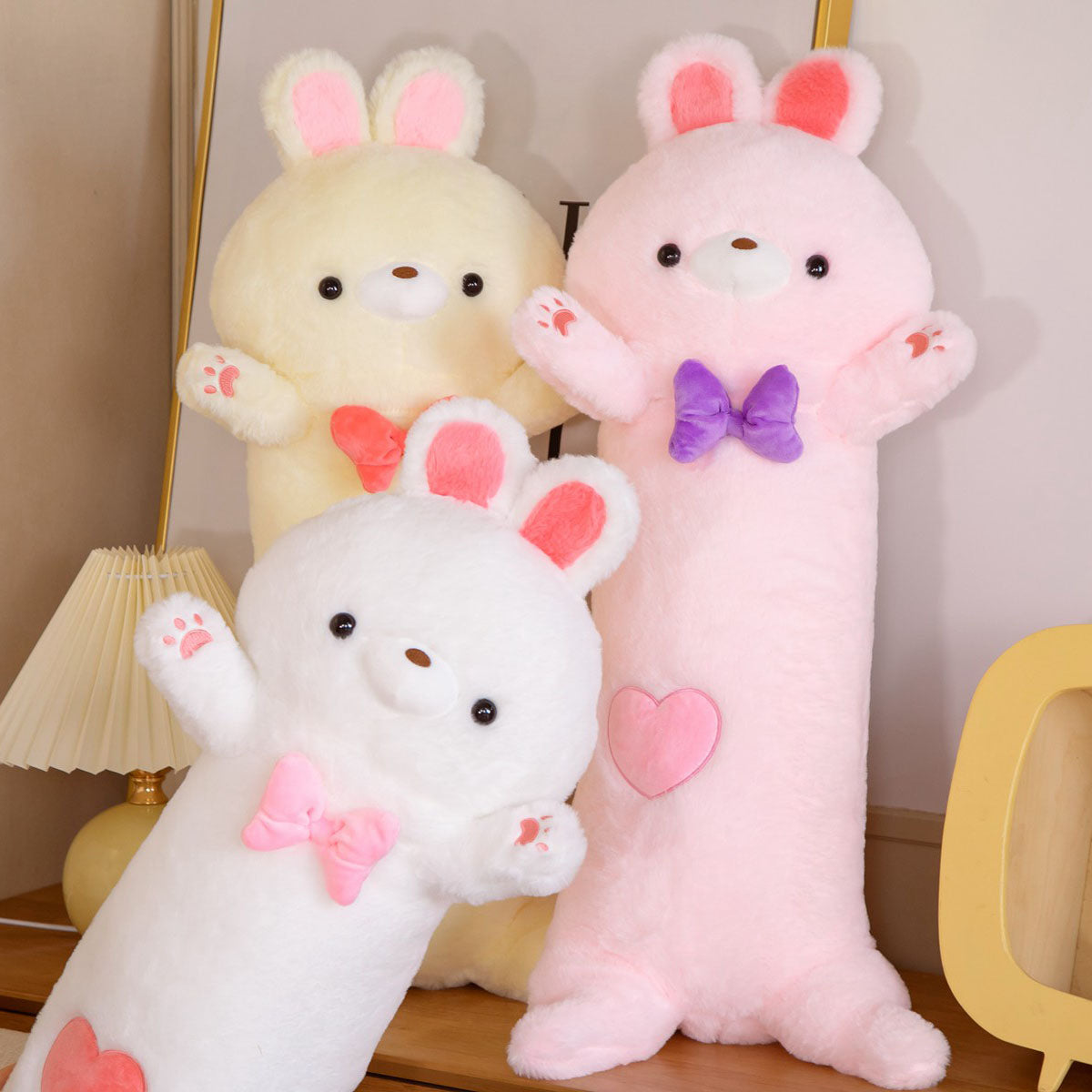 80cm Fluffy Long Otter Bunny Stuffed Plushies-Kawaii Dream