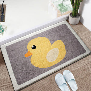 Adorable Animals Rectangle Non-Slip Fluffy Bath Mats Collection-Kawaii Dream