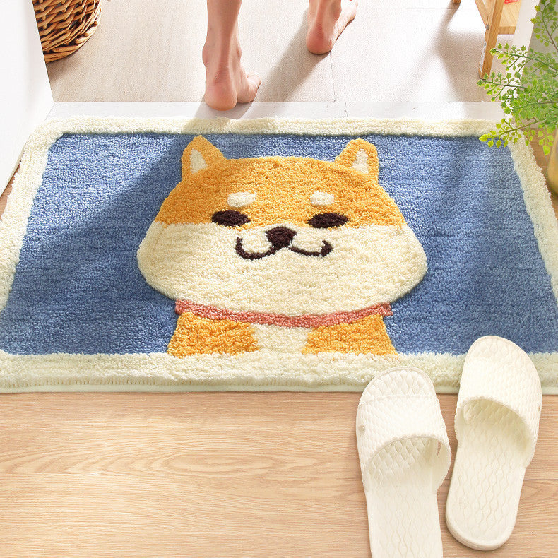 Adorable Animals Rectangle Non-Slip Fluffy Bath Mats Collection-Kawaii Dream