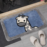 Adorable Animals Rectangle Non-Slip Fluffy Bath Mats Collection-Kawaii Dream