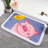 Adorable Animals Rectangle Non-Slip Fluffy Bath Mats Collection-Kawaii Dream