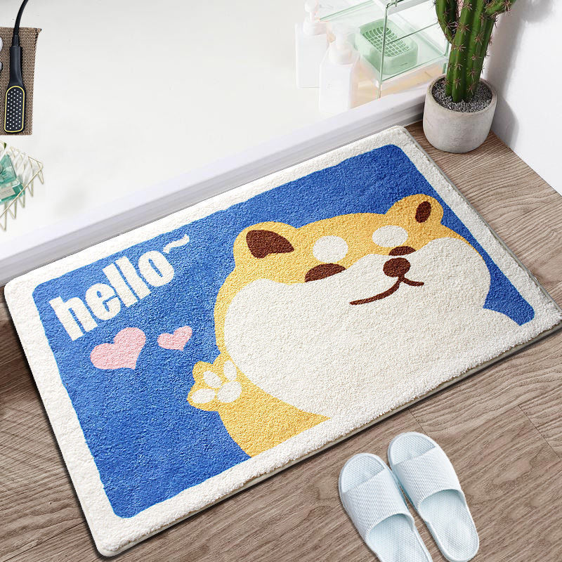 Adorable Animals Rectangle Non-Slip Fluffy Bath Mats Collection-Kawaii Dream