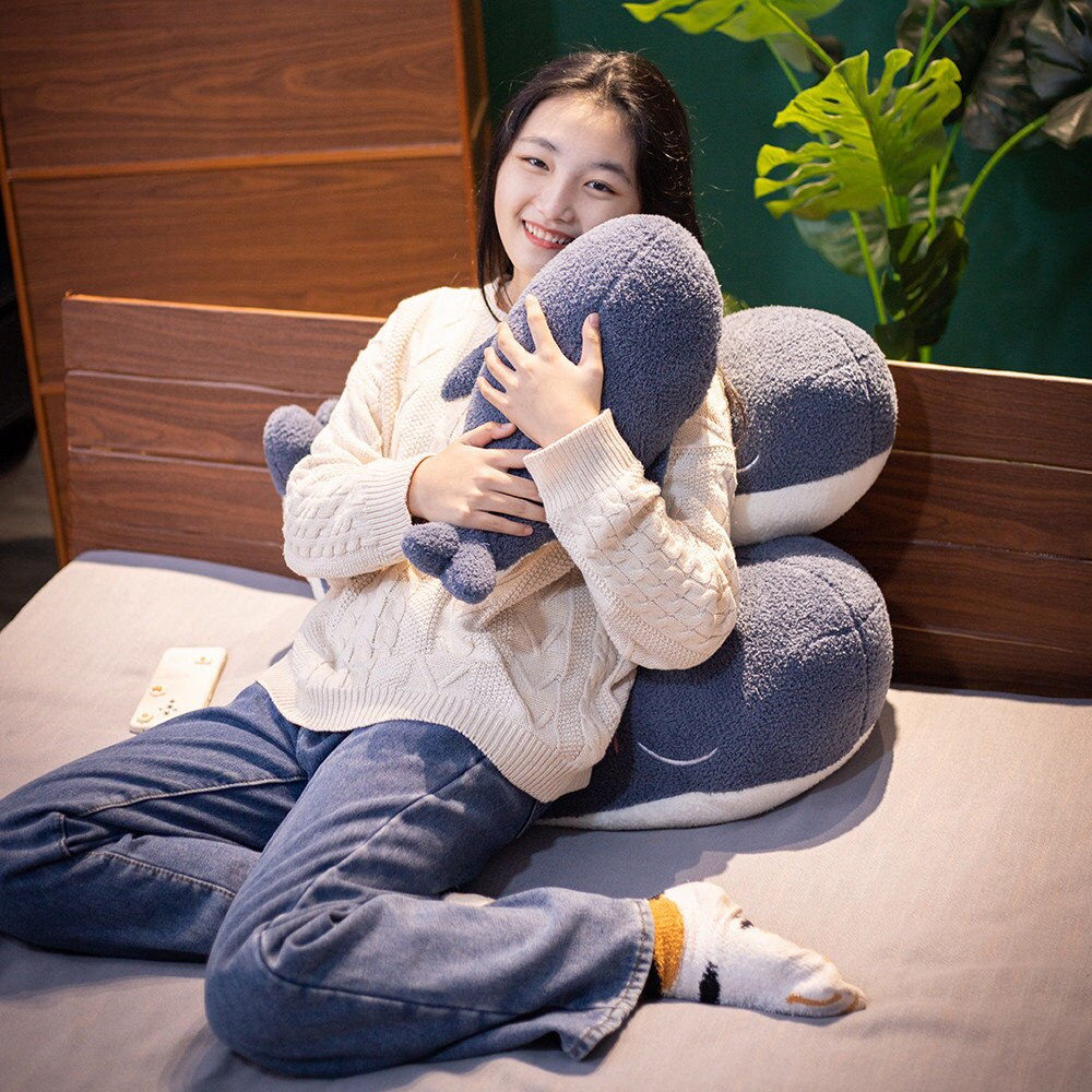 Adorable Fluffy Blue Whale Plushie-Kawaii Dream