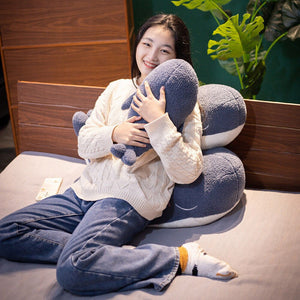 Adorable Fluffy Blue Whale Plushie-Kawaii Dream