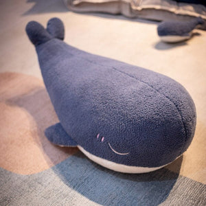 Adorable Fluffy Blue Whale Plushie-Kawaii Dream