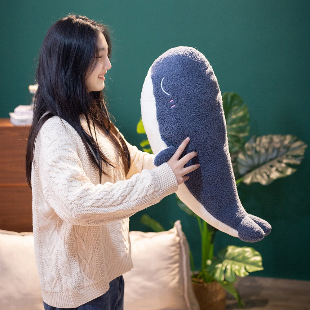 Adorable Fluffy Blue Whale Plushie-Kawaii Dream