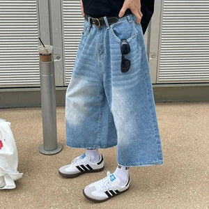 American Vintage Denim Jorts-Kawaii Dream