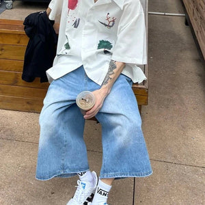 American Vintage Denim Jorts-Kawaii Dream