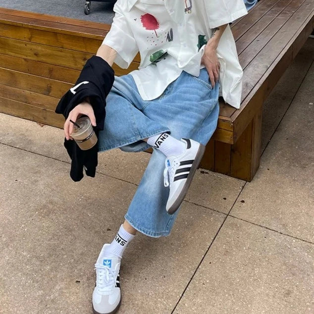 American Vintage Denim Jorts-Kawaii Dream