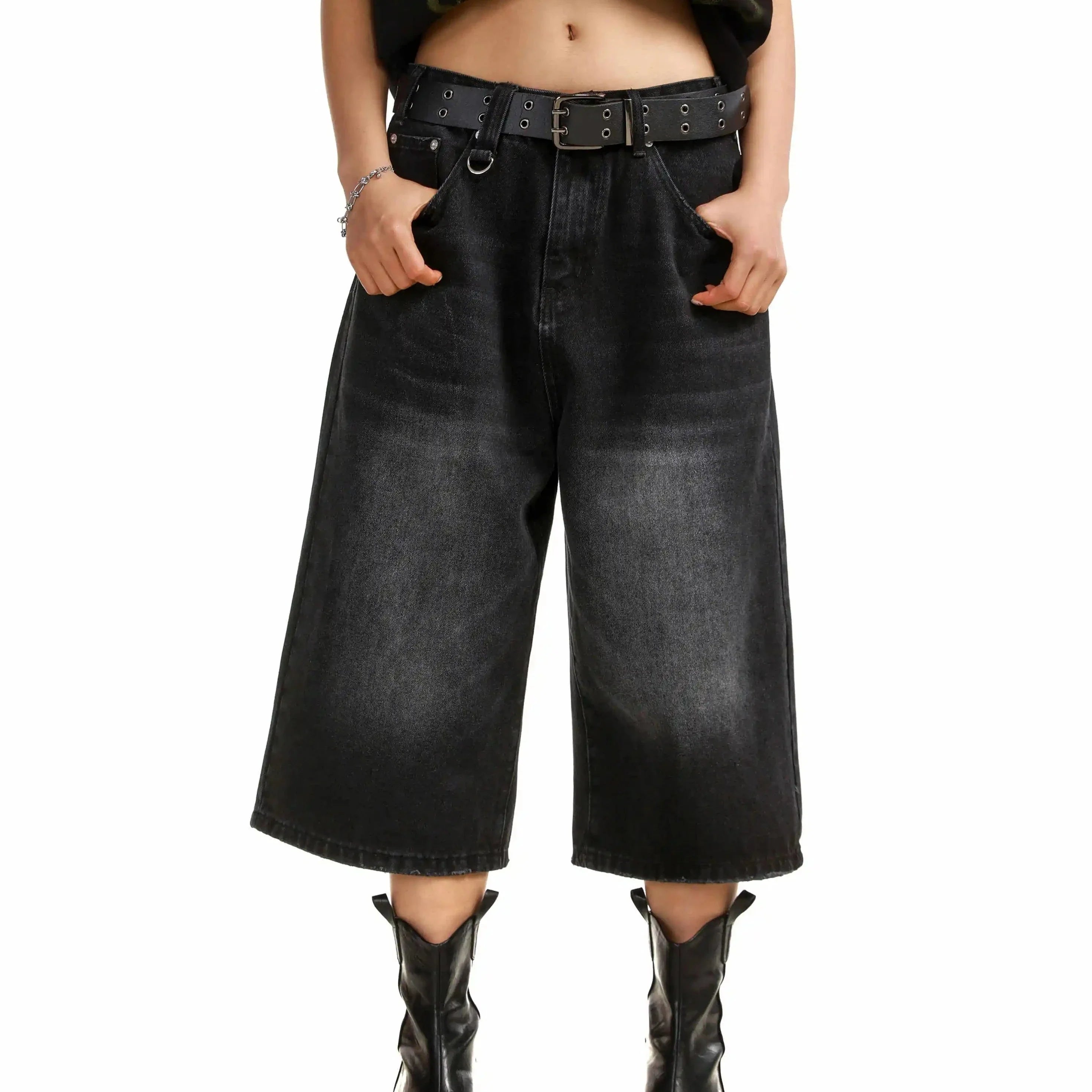 American Vintage Denim Jorts-Kawaii Dream