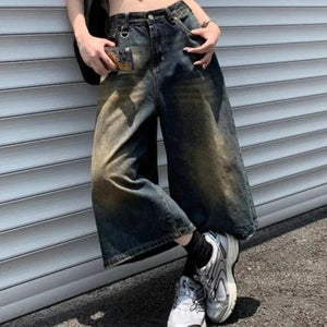 American Vintage Denim Jorts-Kawaii Dream