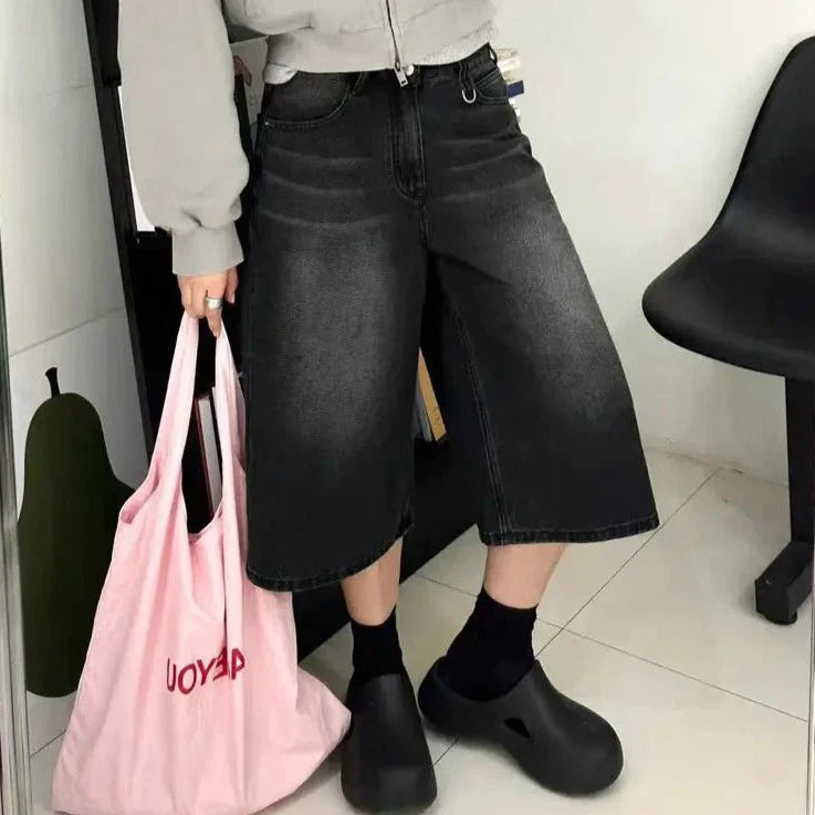 American Vintage Denim Jorts-Kawaii Dream