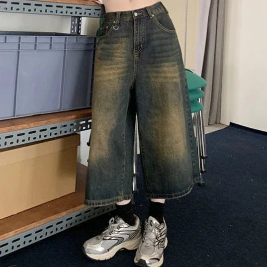 American Vintage Denim Jorts-Kawaii Dream