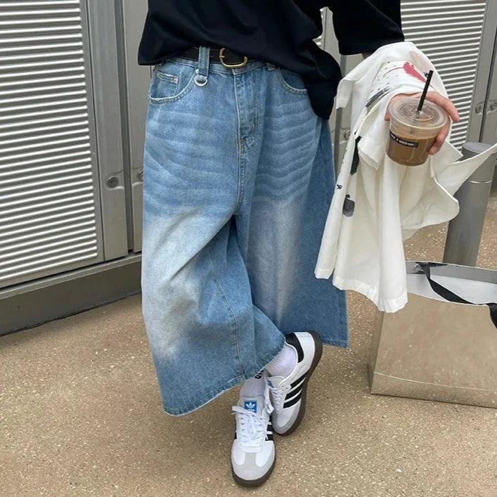 American Vintage Denim Jorts-Kawaii Dream