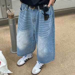 American Vintage Denim Jorts-Kawaii Dream