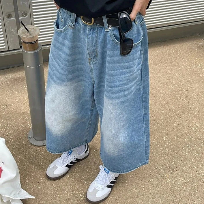 American Vintage Denim Jorts-Kawaii Dream