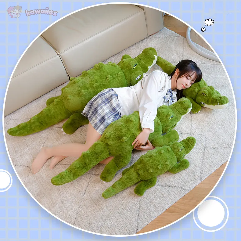 Angry Giant Green Crocodile Plushies-Kawaii Dream