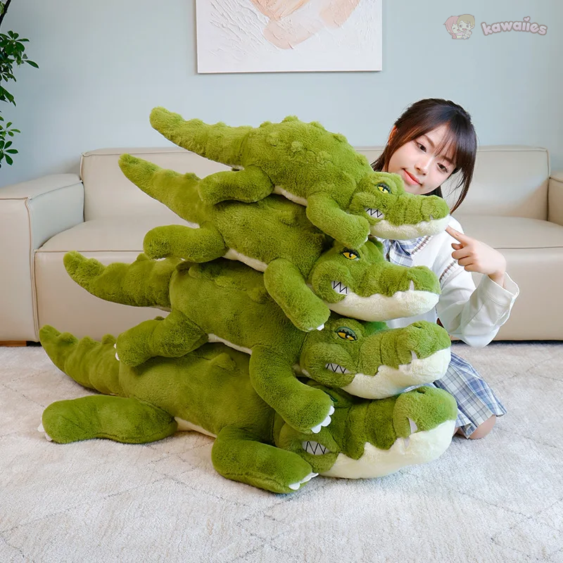 Angry Giant Green Crocodile Plushies-Kawaii Dream