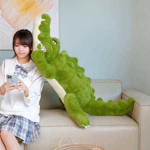 Angry Giant Green Crocodile Plushies-Kawaii Dream