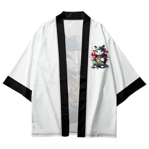 Anime Cat in Kimono Unisex Kimono Collection-Kawaii Dream
