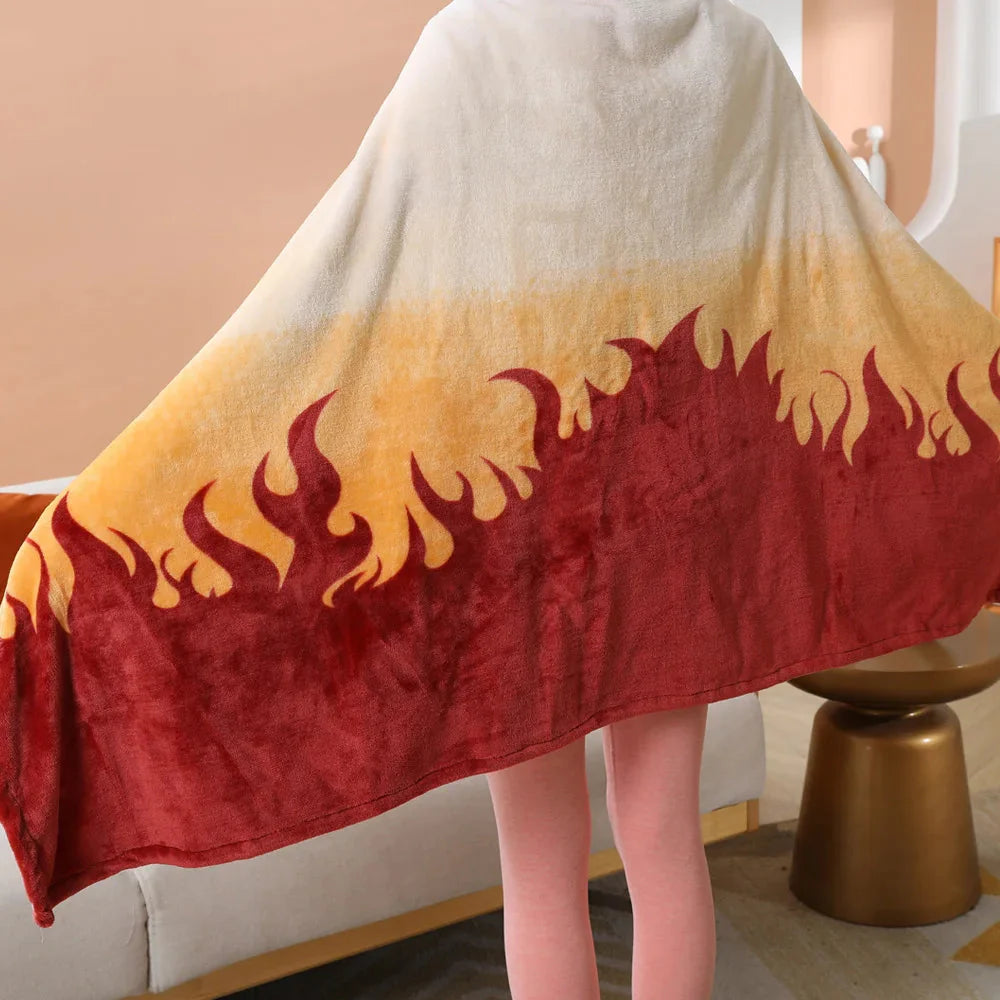 Anime Demon Slayer Hooded Cape Blanket-Kawaii Dream