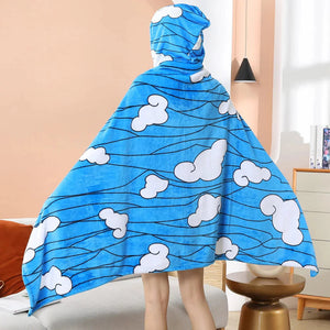 Anime Demon Slayer Hooded Cape Blanket-Kawaii Dream