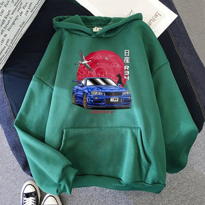 Anime Initial D Hooded Sweatshirt-Kawaii Dream