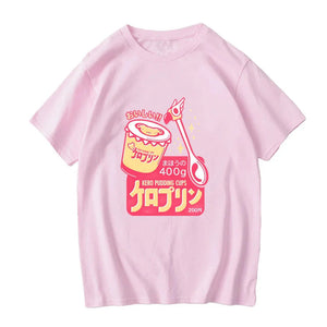 Anime Kero Pudding Cups Cardcaptor Sakura Unisex Tee-Kawaii Dream