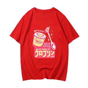 Anime Kero Pudding Cups Cardcaptor Sakura Unisex Tee-Kawaii Dream
