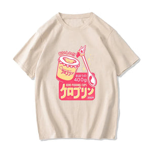 Anime Kero Pudding Cups Cardcaptor Sakura Unisex Tee-Kawaii Dream
