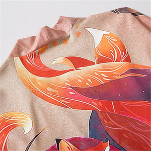 Anime Nine Tailed Fox Unisex Kimono-Kawaii Dream