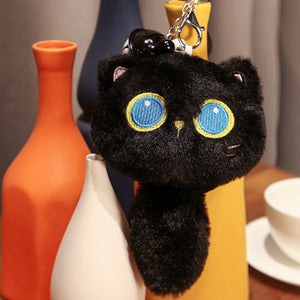 Arrayah the Blue Eye Black Cat Plushie-Kawaii Dream