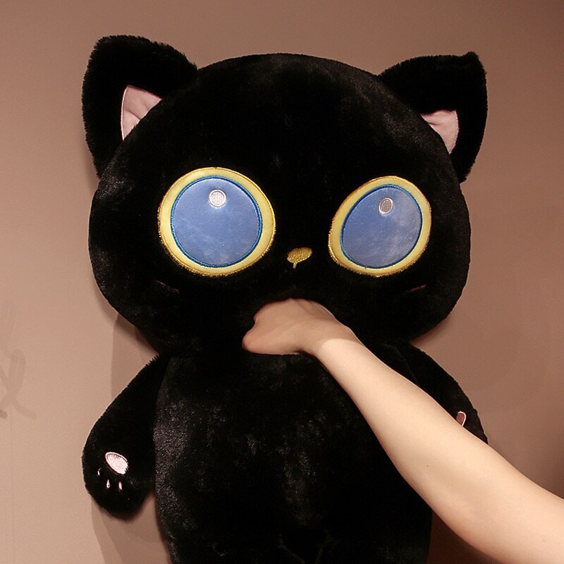 Arrayah the Blue Eye Black Cat Plushie-Kawaii Dream