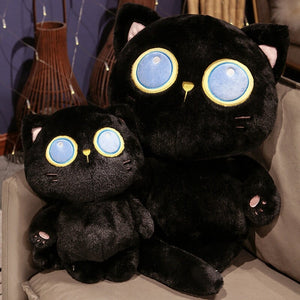 Arrayah the Blue Eye Black Cat Plushie-Kawaii Dream