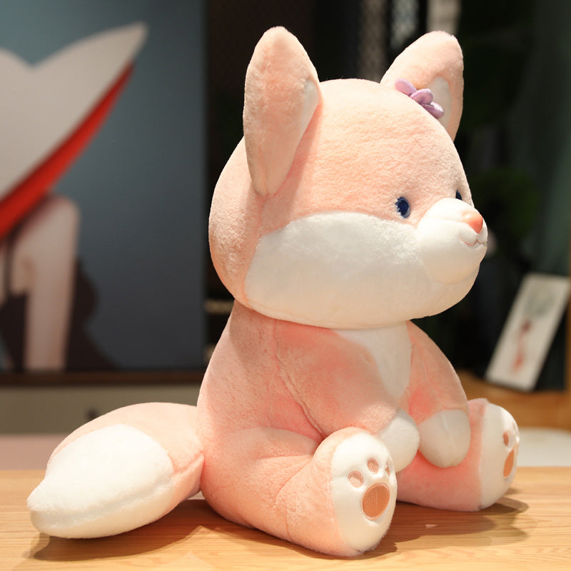 Asami and Akira the Pastel Flower Fox Plushies-Kawaii Dream